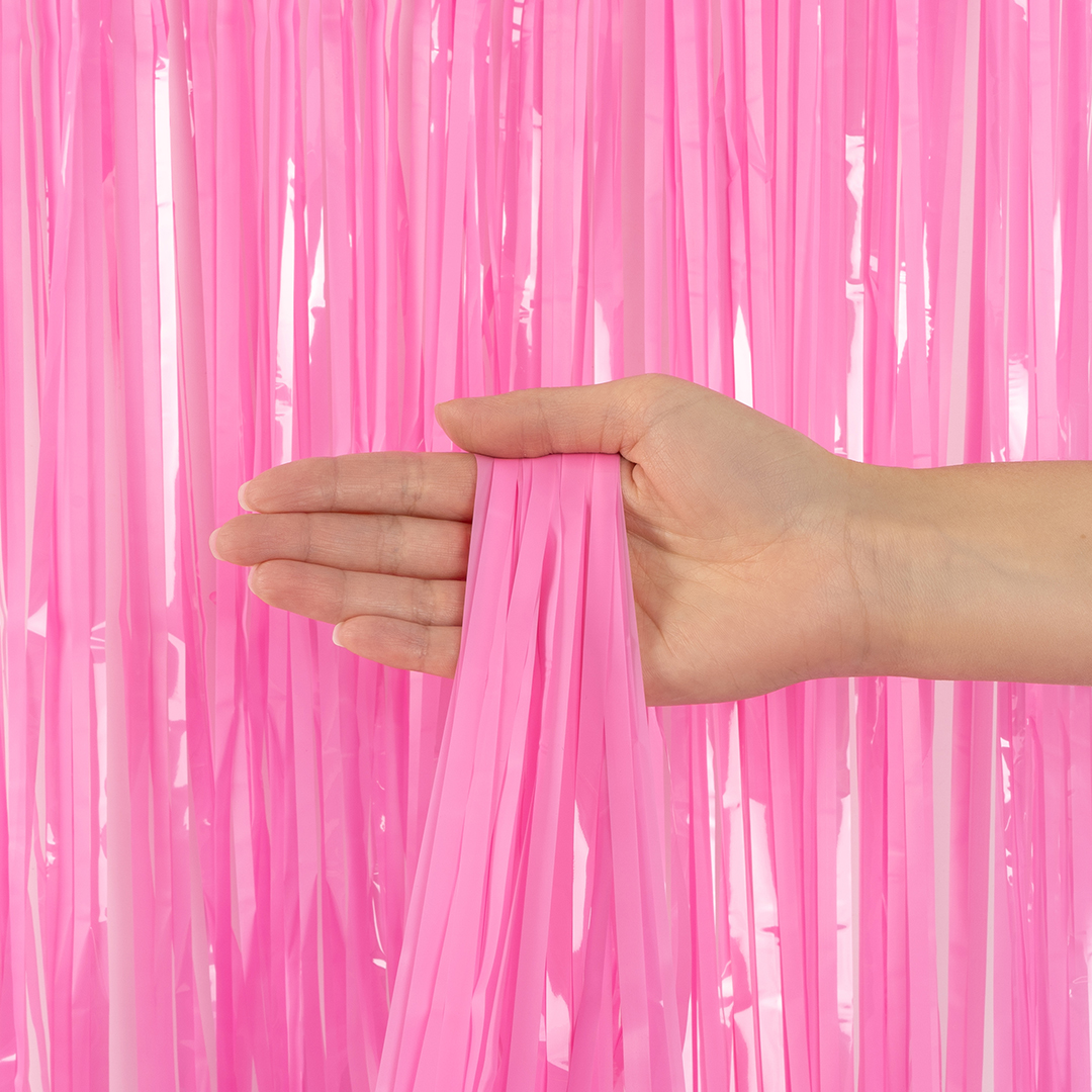 Занавес Дождик Светло-розовый, Макарунс, 100х200 см, 1 шт, 6014385